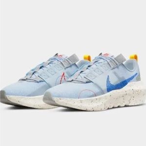 NWT! Nike Men’s Crater Impact SE Athletic Running Shoes Gray Blue DJ6308-003
